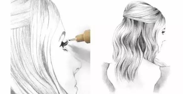 怎样才能画出最漂亮的头发,怎样可以画出简单的头发
