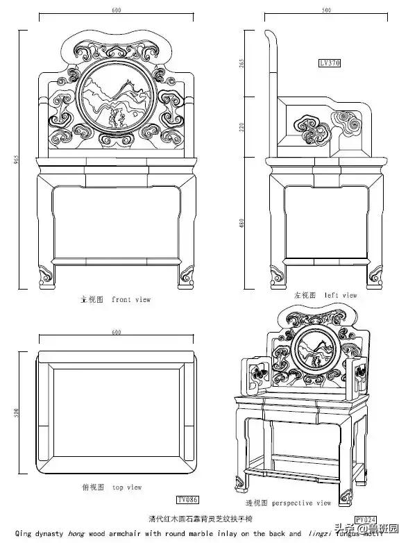 明清家具全套设计图,明清家具图纸