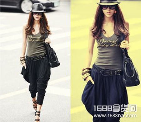 哈伦裤搭配什么样的上衣好看,哈伦裤搭配什么上衣穿好看