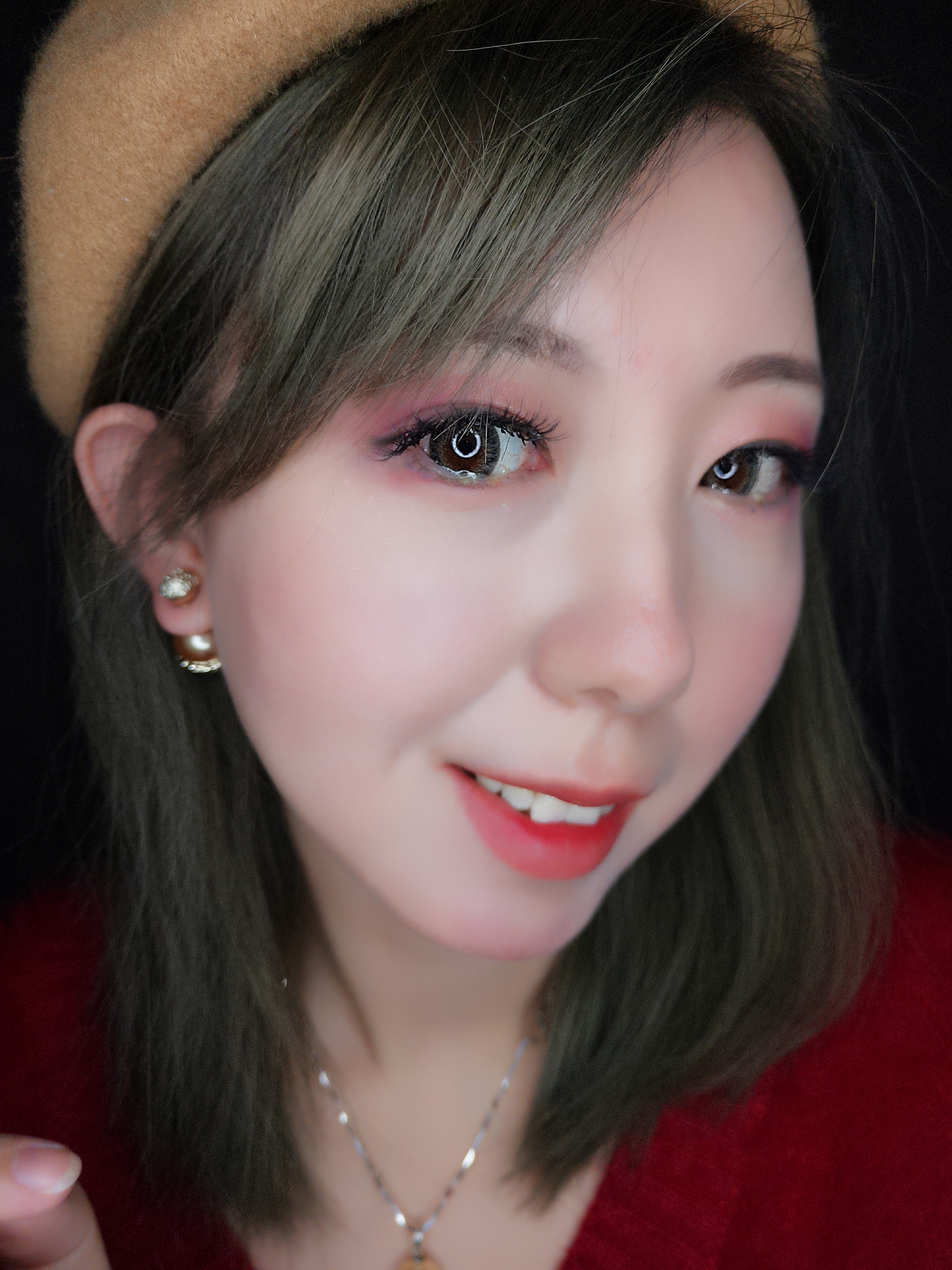 通透精致的约会妆教程,高甜约会妆