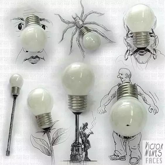 精美创意插画100幅无水印,彩铅小插画500例临摹