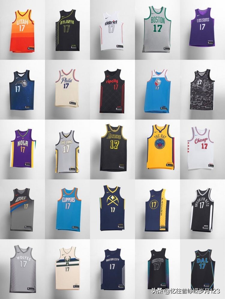 17-18赛季nike球衣宣传,城市版球衣与普通球衣区别