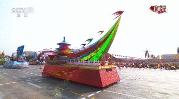 厉害了!北京工业大学@6辆国庆彩车设计及制作大揭秘