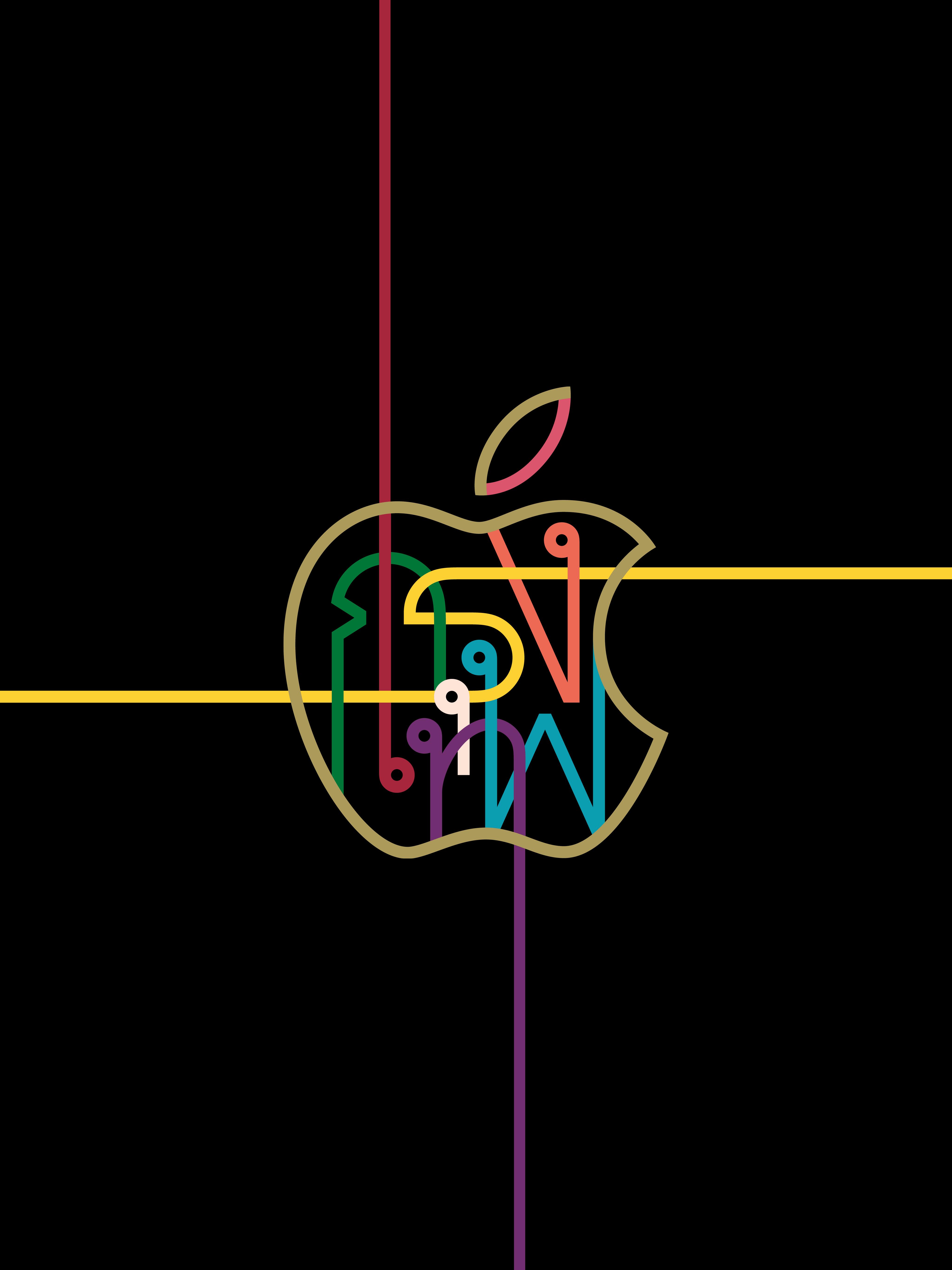 苹果用4种彩色线条将泰语「曼谷」放进了LOGO里|好看的壁纸361