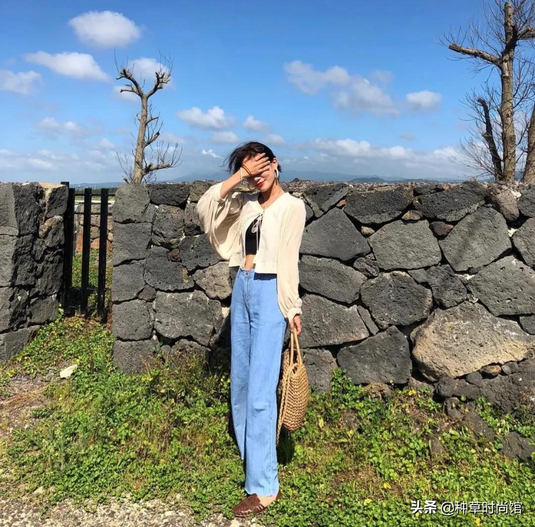 渣女裤新款牛仔,最近很火的渣女裤秋冬