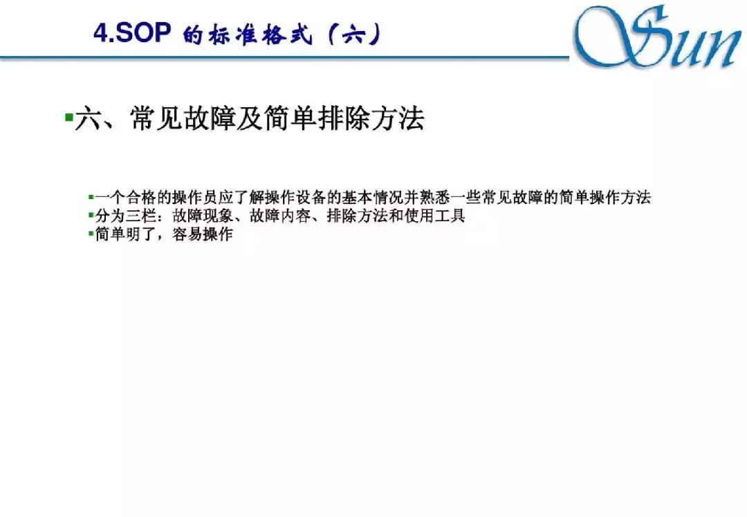 sop基本知识,关于sop的知识