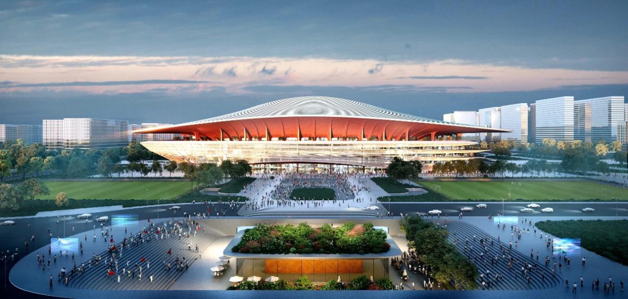 西安国际足球中心盖好吗,西安国际足球中心主体封顶