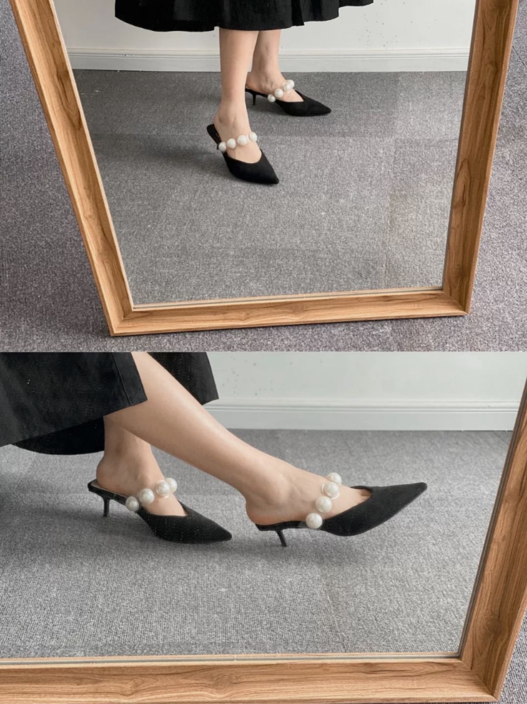 zara高跟鞋日常穿搭款,zara蝴蝶结高跟鞋bling