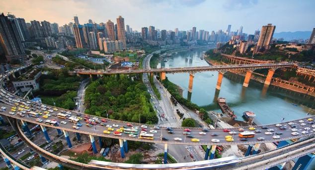 世界最长拱桥重庆朝天门长江大桥,朝天门长江大桥和千厮门大桥