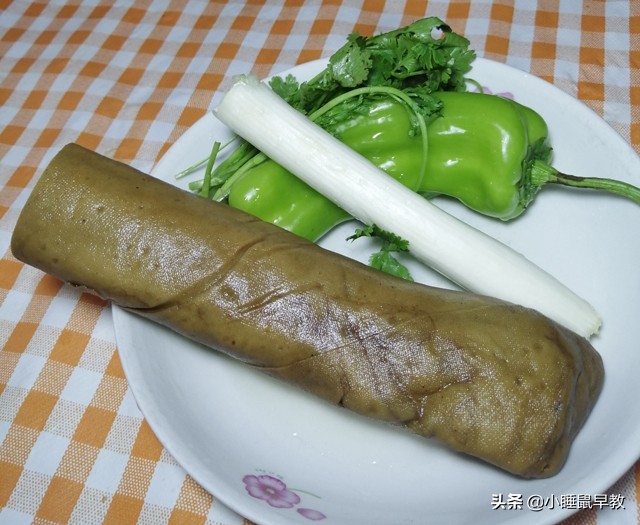 樱花凉拌素火腿,徐州菜凉拌素火腿