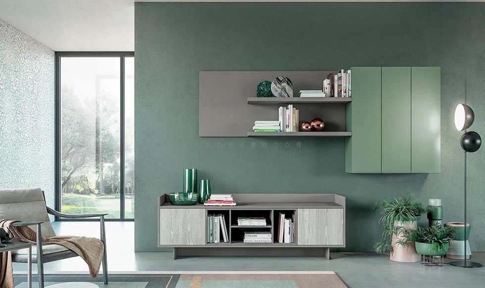 橱柜厨边柜电视柜一体,现代风格厨房橱柜一体柜