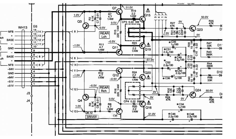 修一台建伍高端功放内部线路不亚于一台黑白电视机