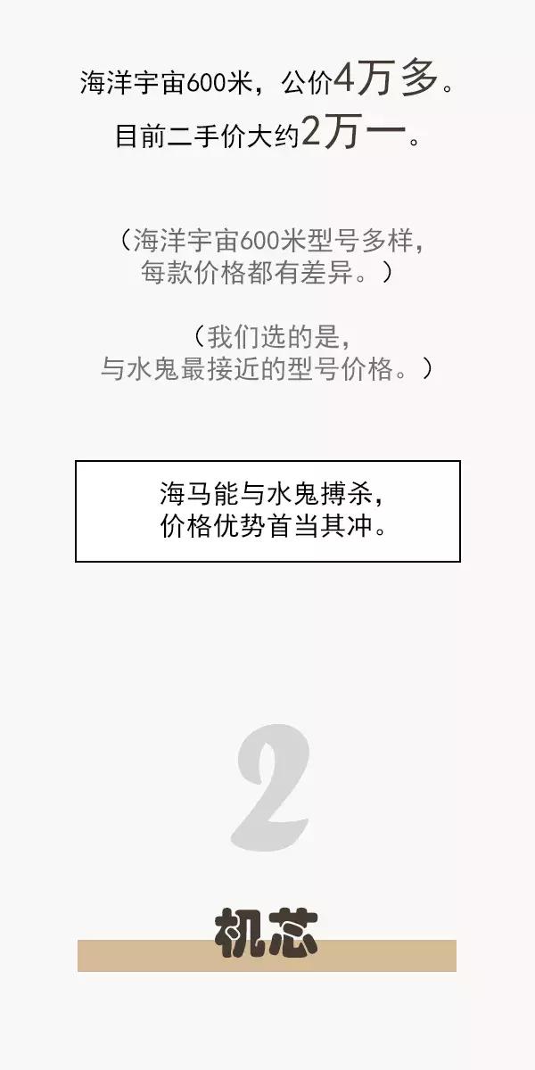 劳力士水鬼和欧米茄海马哪个好,欧米茄海马劳力士水鬼对比