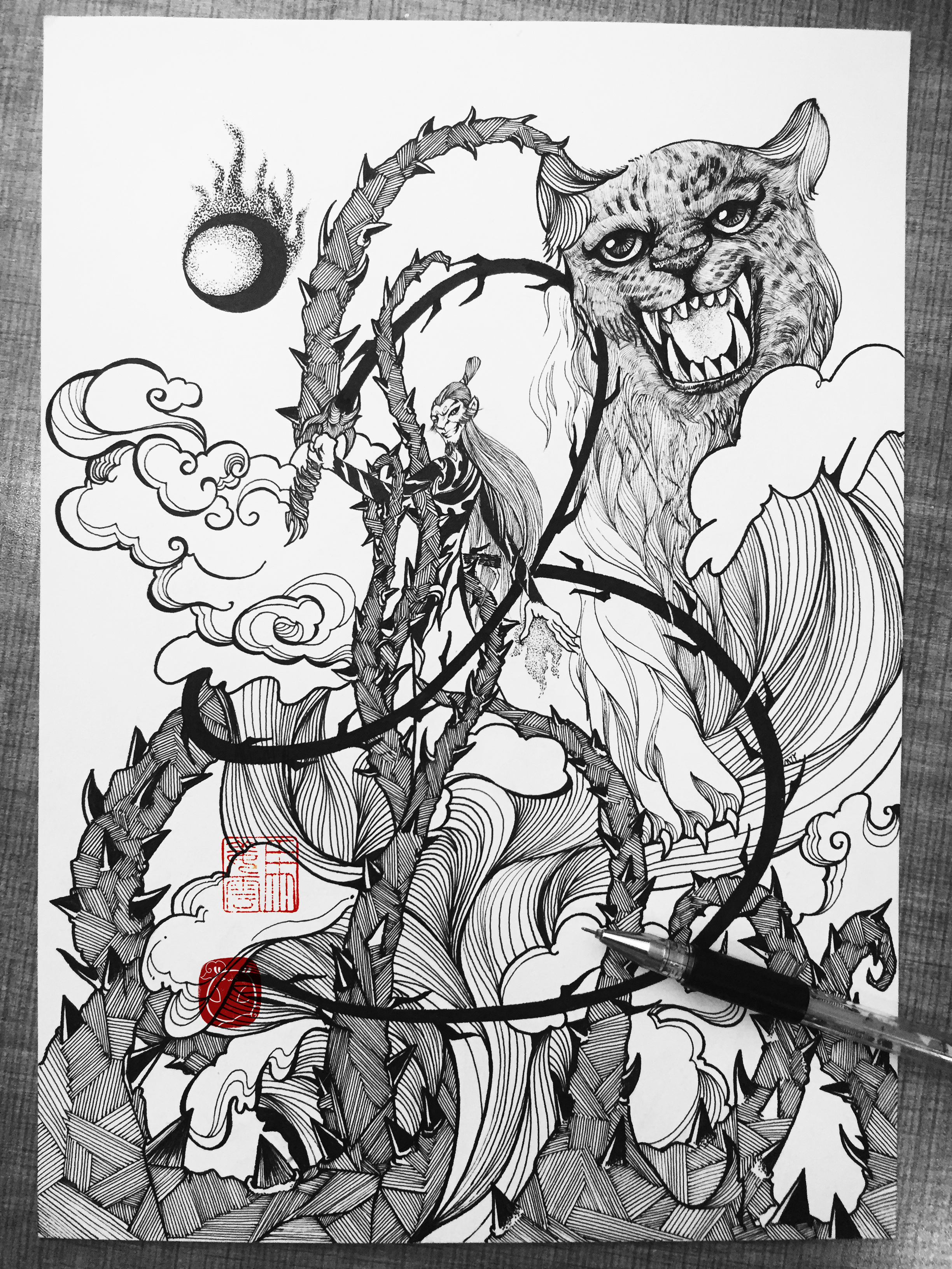 线描绘画教程入门零基础,线描画自学教程哪种好