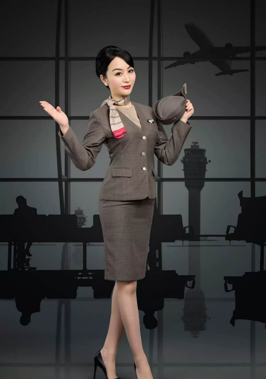 世界航空公司空姐制服,世界航空服