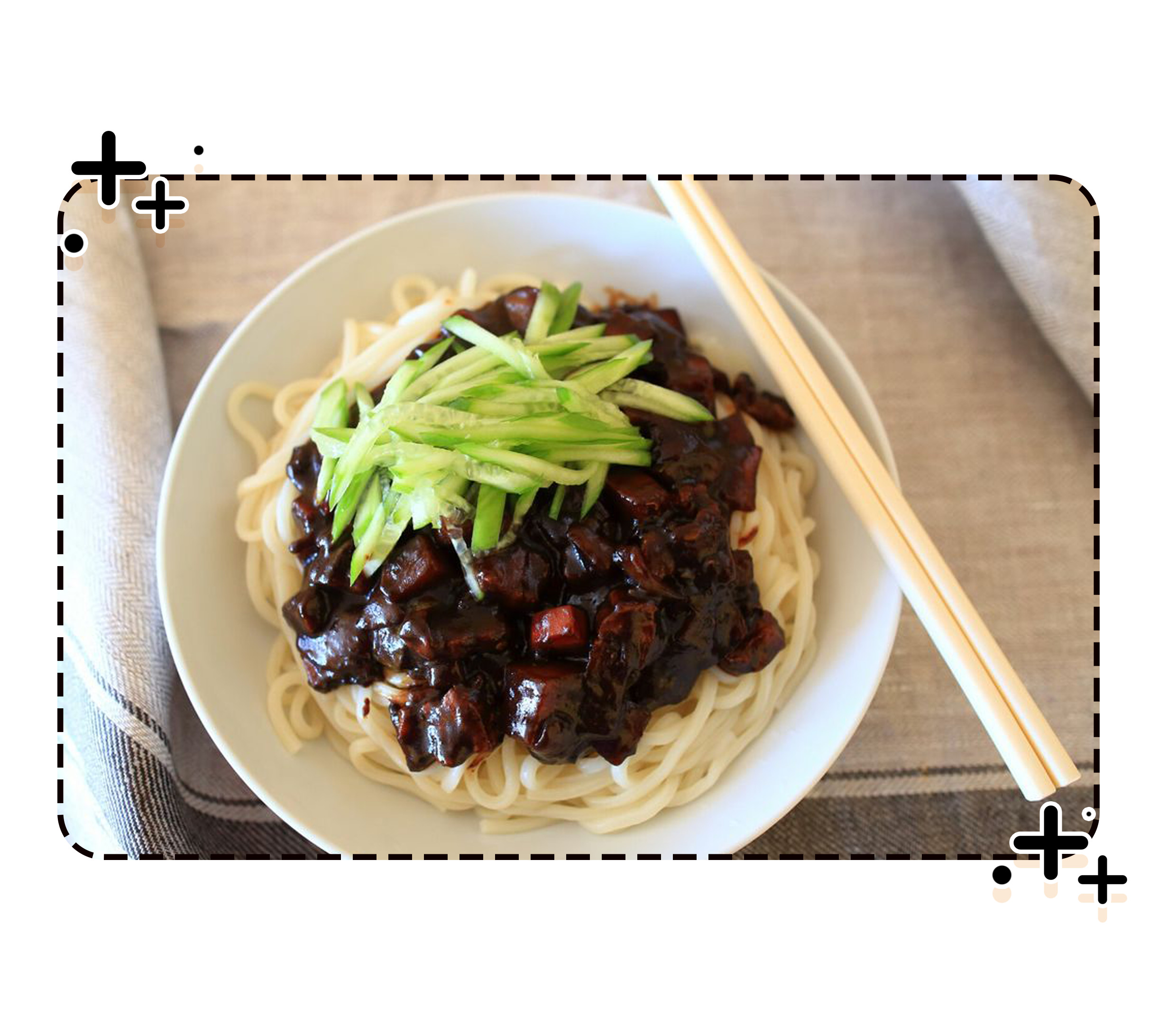 对不起韩国，螺蛳粉是中国的，炸酱面也是中国的（菲李漫画）