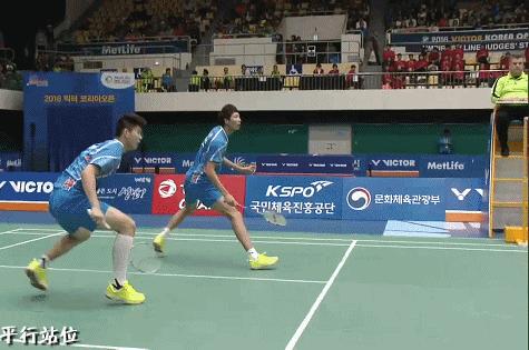 羽毛球双打跑位（站位）的核心在于移动连接