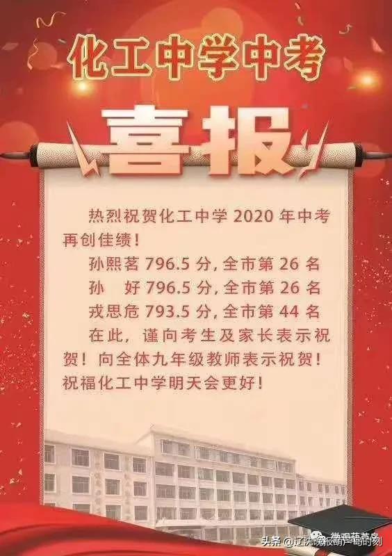 全市中考成绩排名葫芦岛,葫芦岛市2021年中考总分数