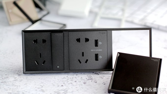 施耐德绎尚开关带小夜灯,施耐德绎尚智能插座