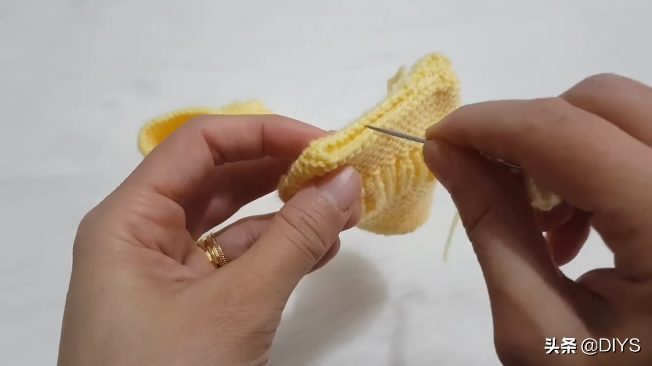 宝宝袜套编织教程,编织宝宝袜套