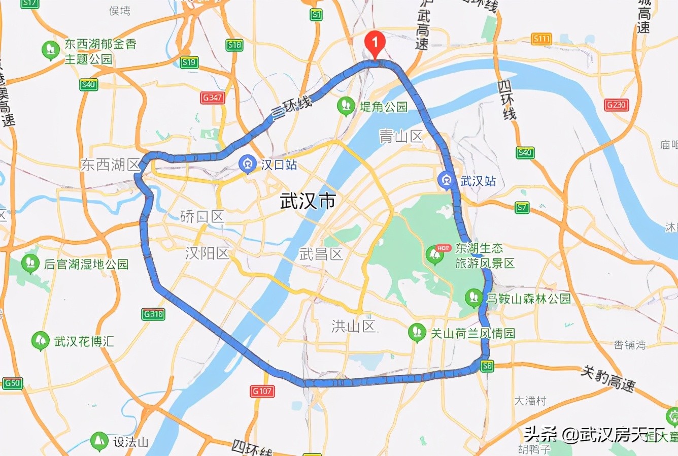 最新武汉南三环改造计划,武汉三环北扩