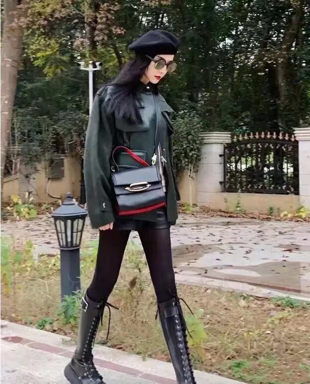 范冰冰欧美黑衣,范冰冰国外白裙路拍