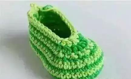 6-12个月宝宝毛线鞋教程,可爱款钩针宝宝鞋
