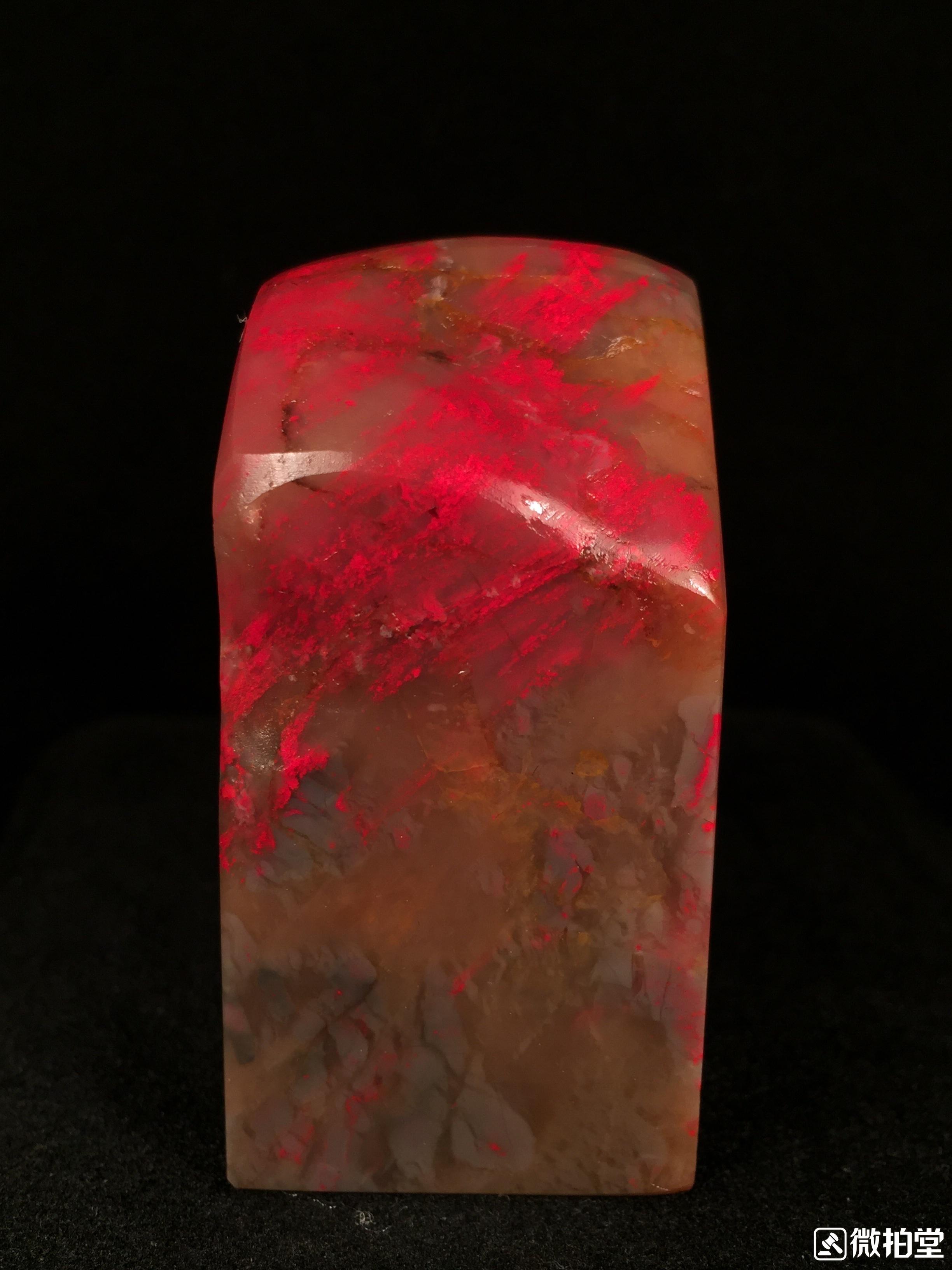 鸡血石鉴别方法及图片,鸡血石真伪辨别