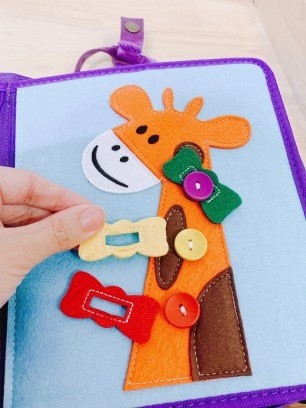 蒙特梭利益智玩具布书,蒙特梭利早教布书给宝宝自己做的