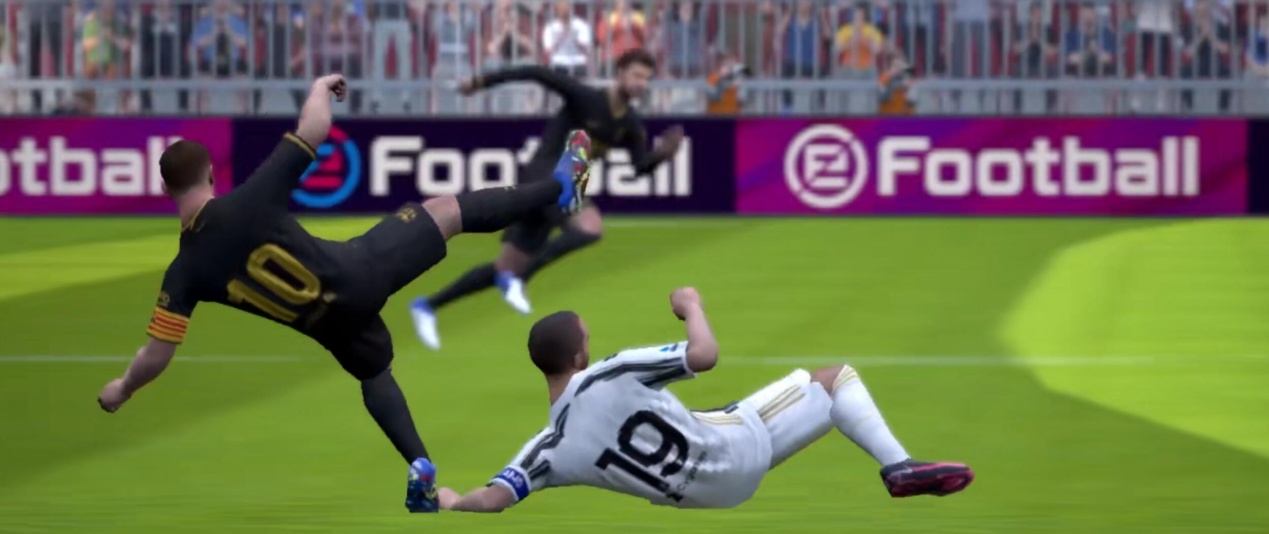 实况足球2021手游帽子戏法,实况足球细节过人