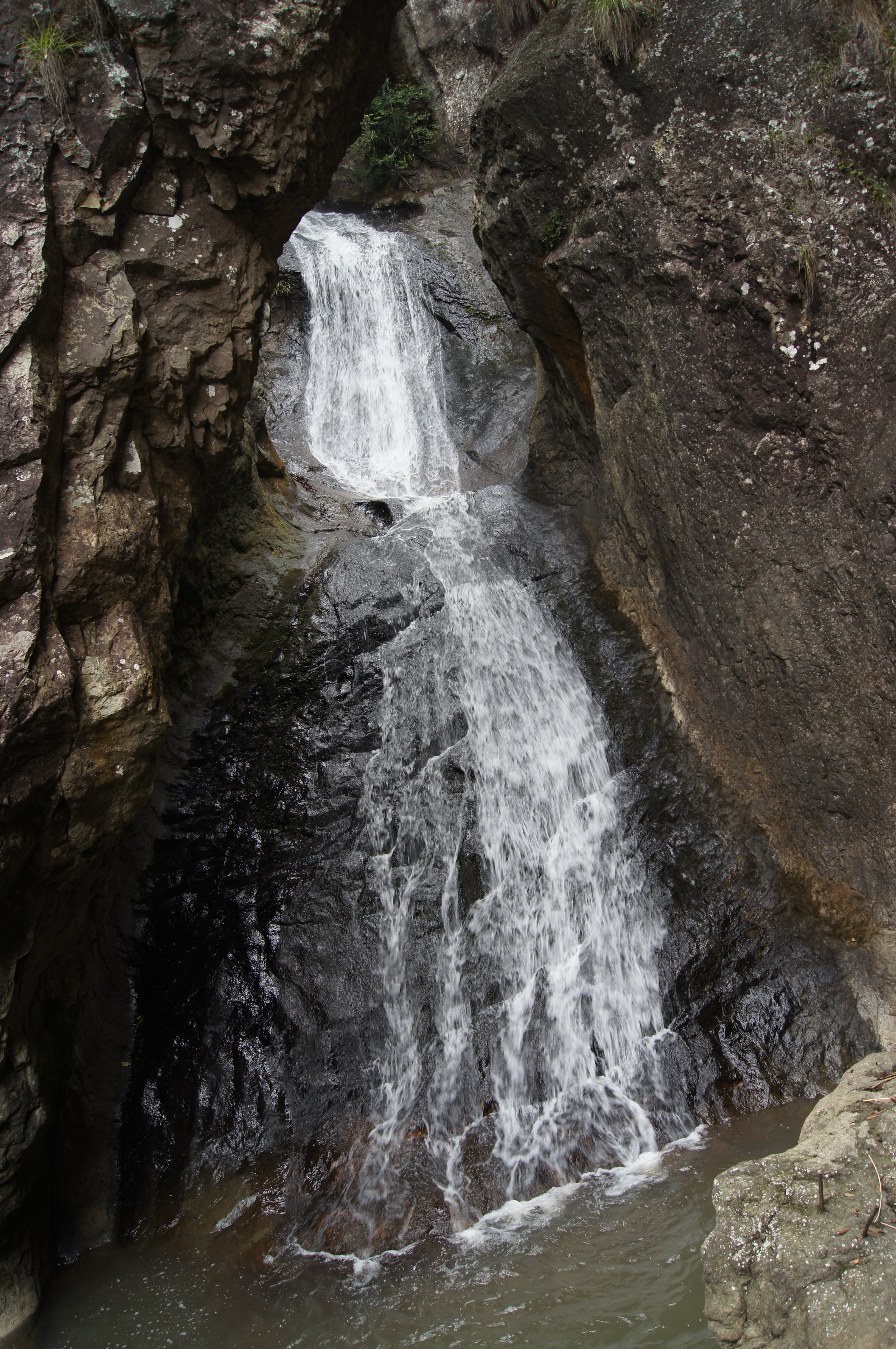 永泰百漈沟瀑布航拍,永泰百漈沟瀑布群