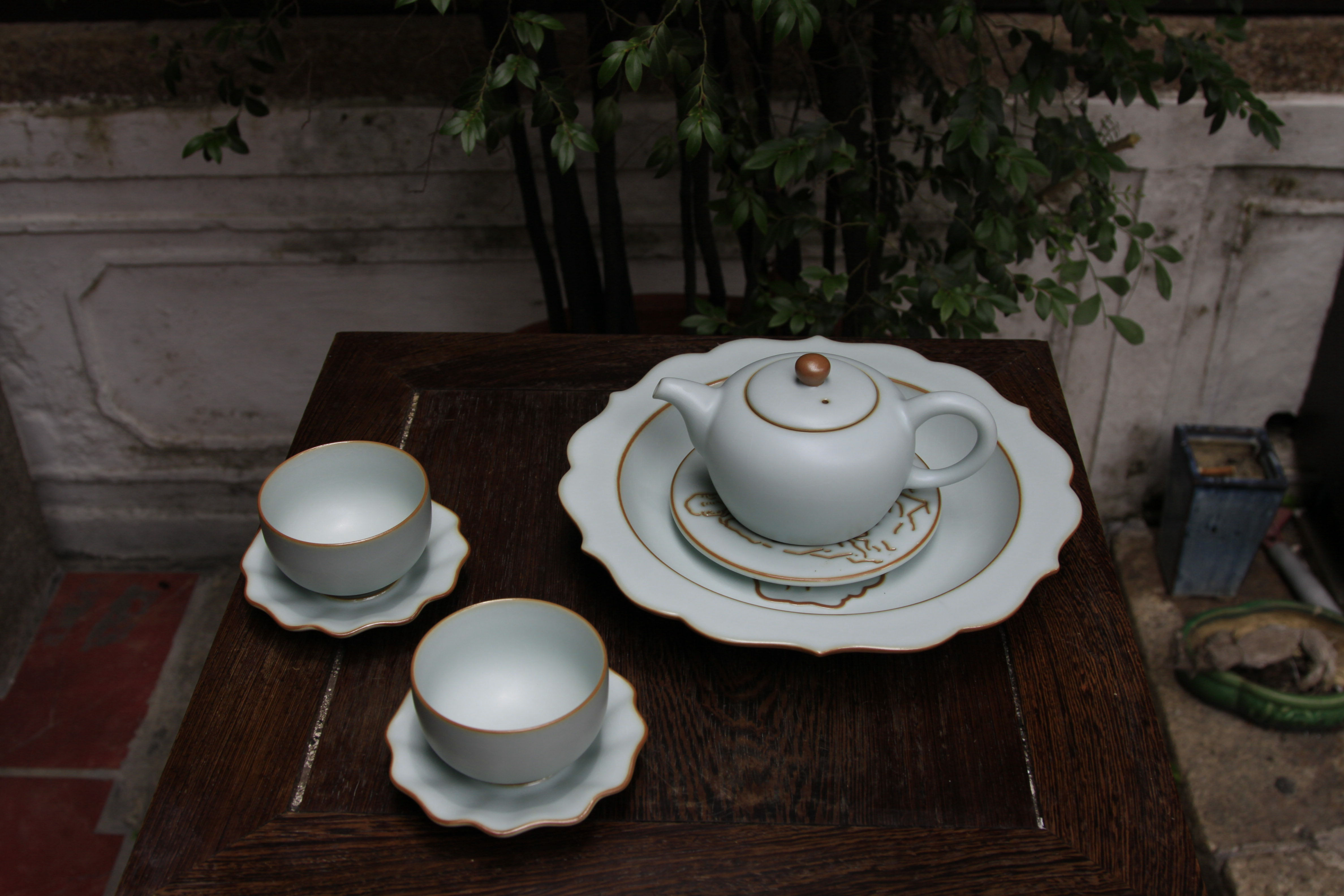 天青汝窑茶壶对人体有害吗,高档汝窑天青茶壶1000