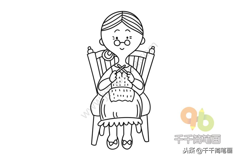 家庭成员5人简笔画,家庭成员简笔画3代人