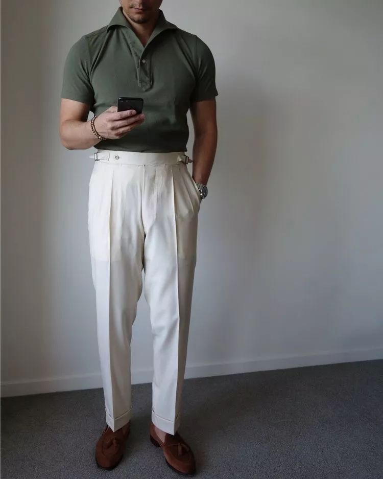 男士polo衫火爆款搭配,男士polo衫高级感穿搭不褪色