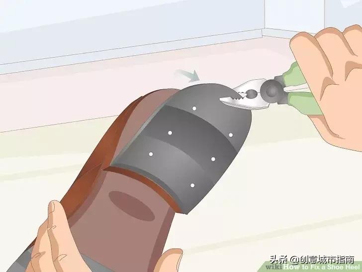 如何修复磨坏的鞋跟,如何修理鞋跟一边磨损