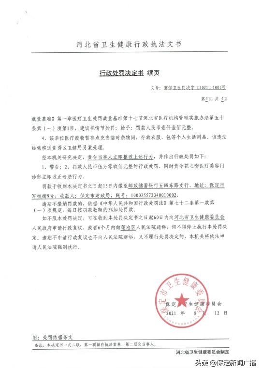 长治一家美容诊所被罚,曝光美容机构违法吗