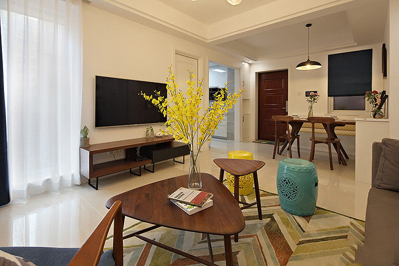 89平方三室两厅北欧风格装修