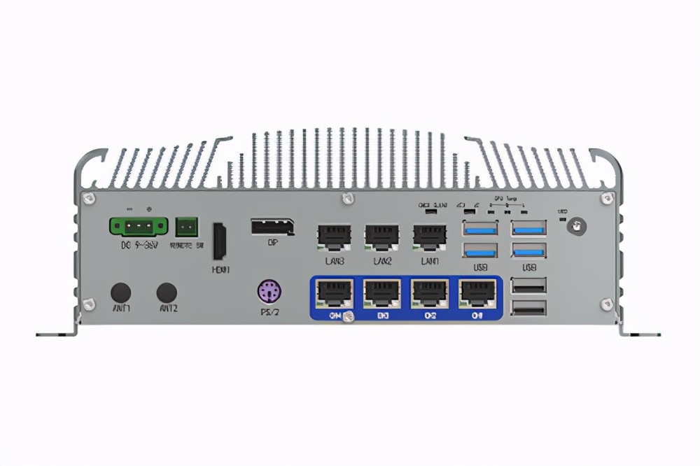 集特智能七网口无风扇嵌入式工控机GEC-3202M
