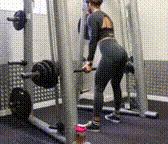 史密斯臀部训练动作,史密斯深蹲臀部哪个地方发力