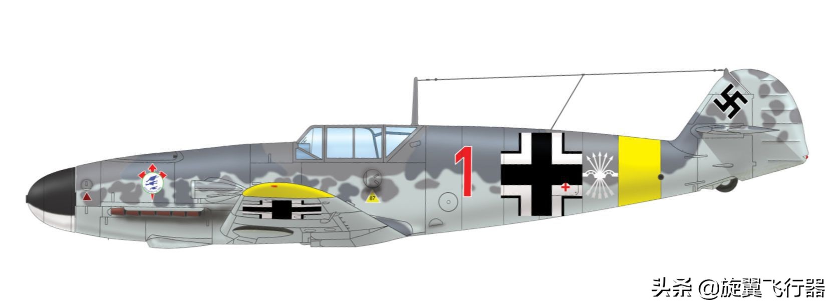 夹在E系列和G系列中的德国Bf-109F系列战斗机,同样相当出色