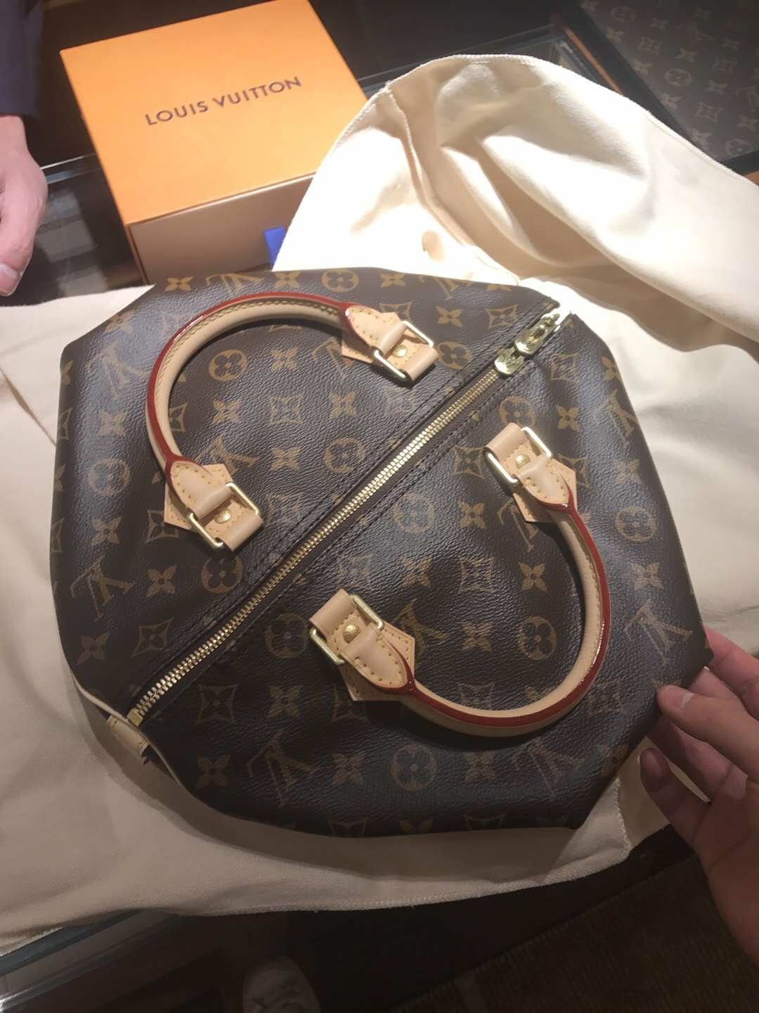 lv小枕头包和speedy区别,代购买到假lv怎么办