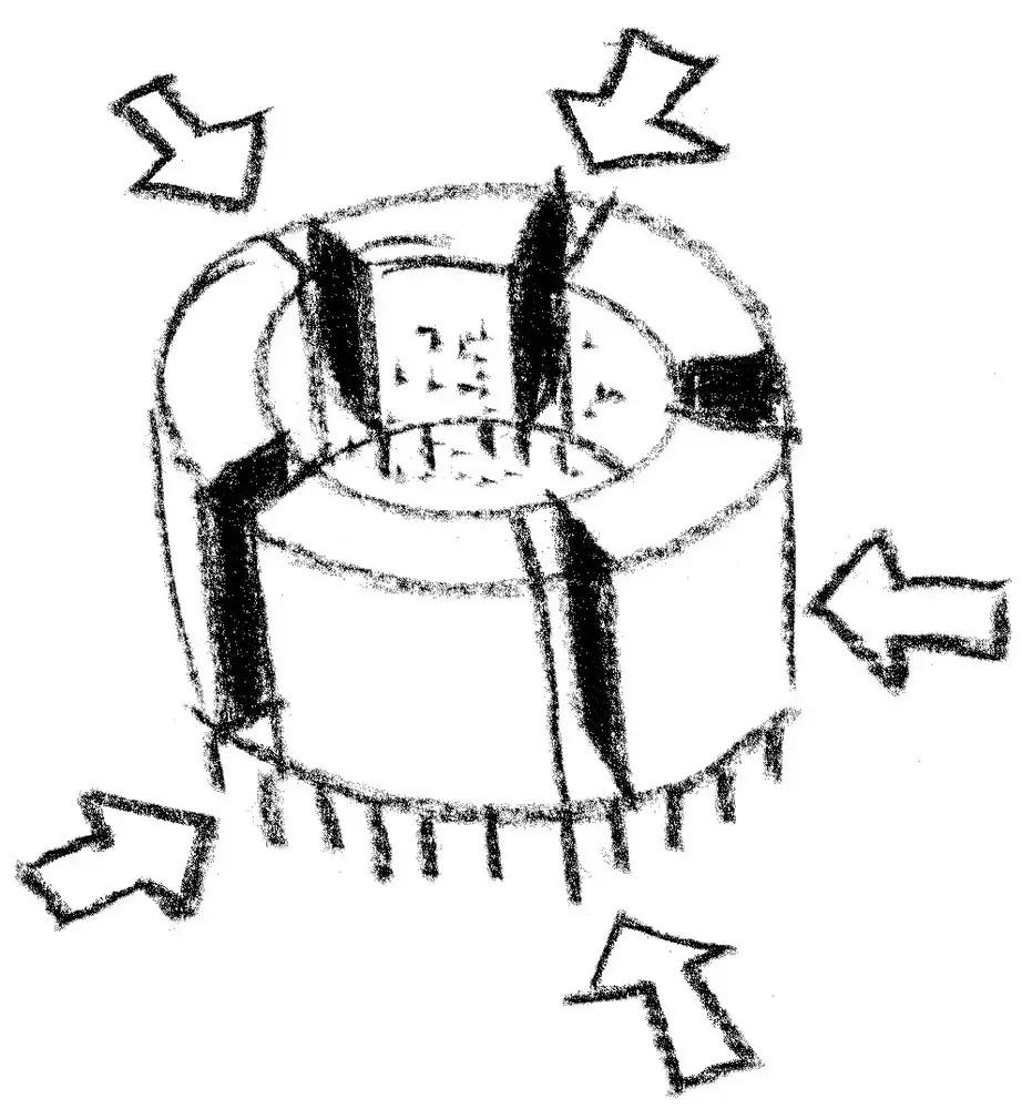 学生宿舍一层大厅设计,3人宿舍设计效果图