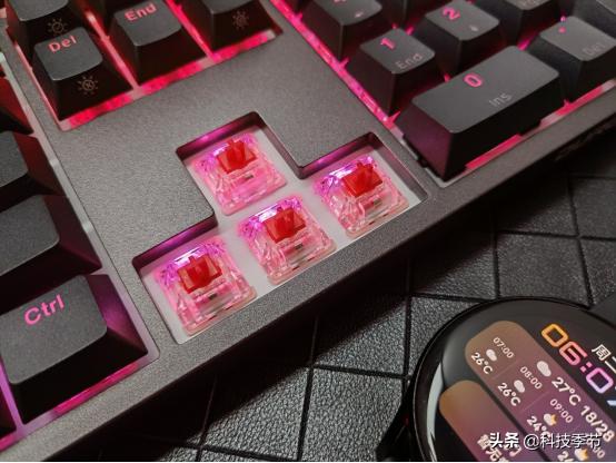 杜伽k310w机械键盘体验,杜伽k310机械键盘简单上手