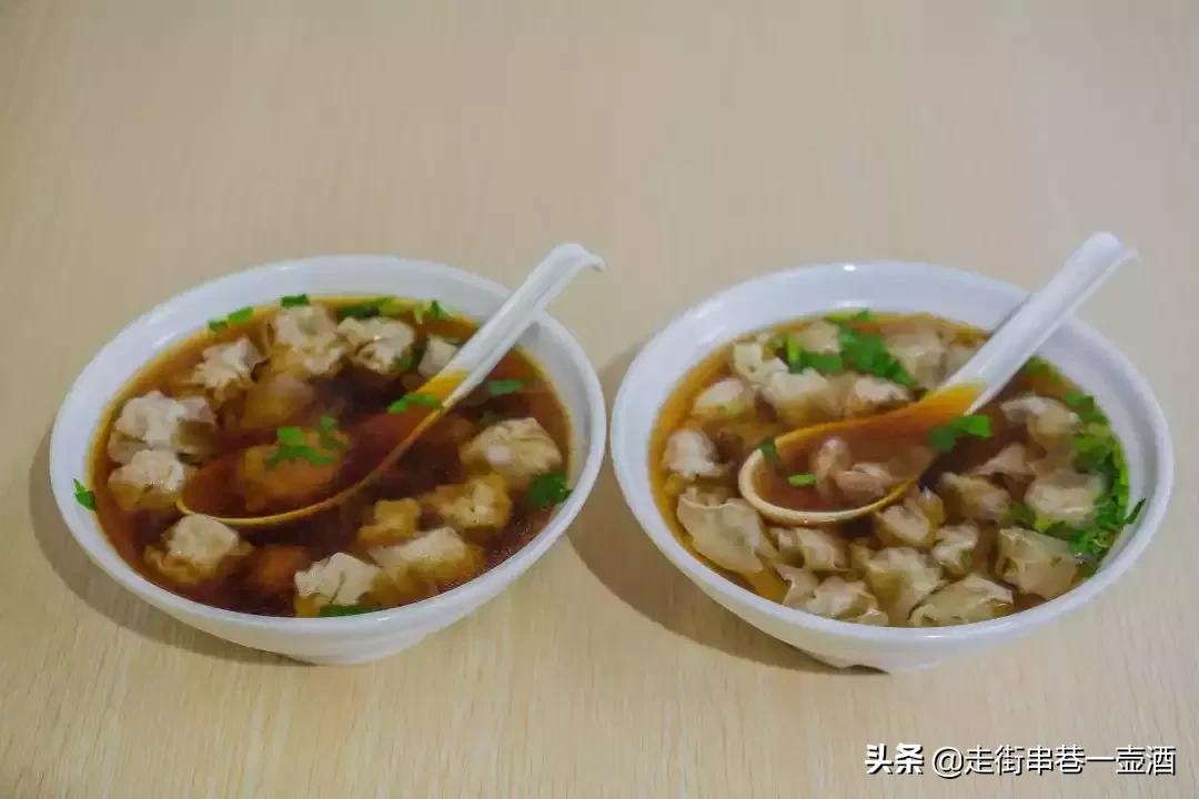 虾仁鲜肉馄饨吉祥馄饨,江都皮薄的馄饨
