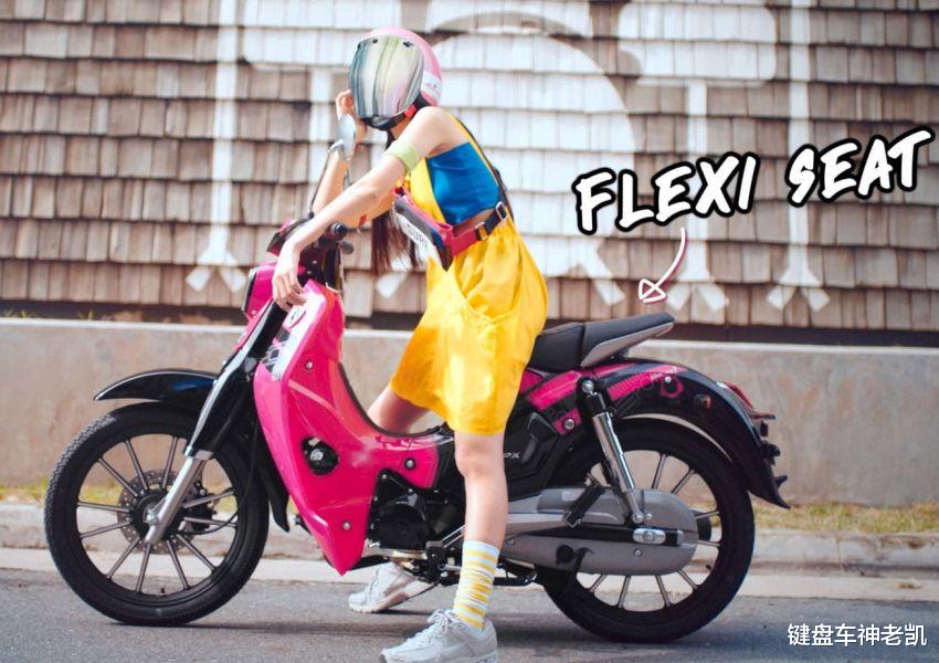 在能买到本田幼兽的东南亚，也有皮尺版的GPXPopz110