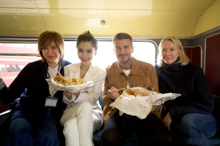 贝克汉姆晒与杨颖现身澳门,贝克汉姆和杨颖拍广告