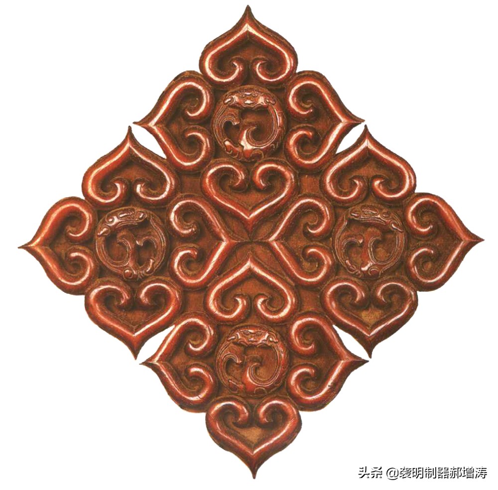 魏璎珞云肩纹饰明式家具中也有赏《明式家具珍赏》中的四簇云纹