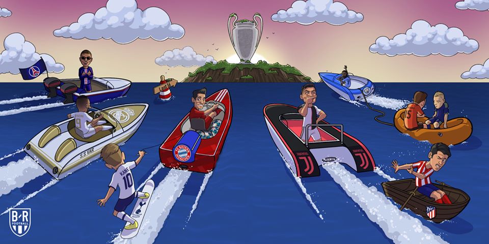 欧冠赛火重燃，莱万大四喜，迪巴拉魔幻进球与C罗关系逐渐平衡