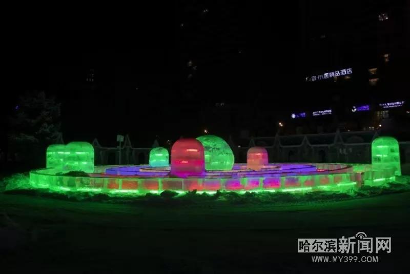 哈尔滨兆麟公园冰灯免费开放时间,哈尔滨第一届冰灯游园图片