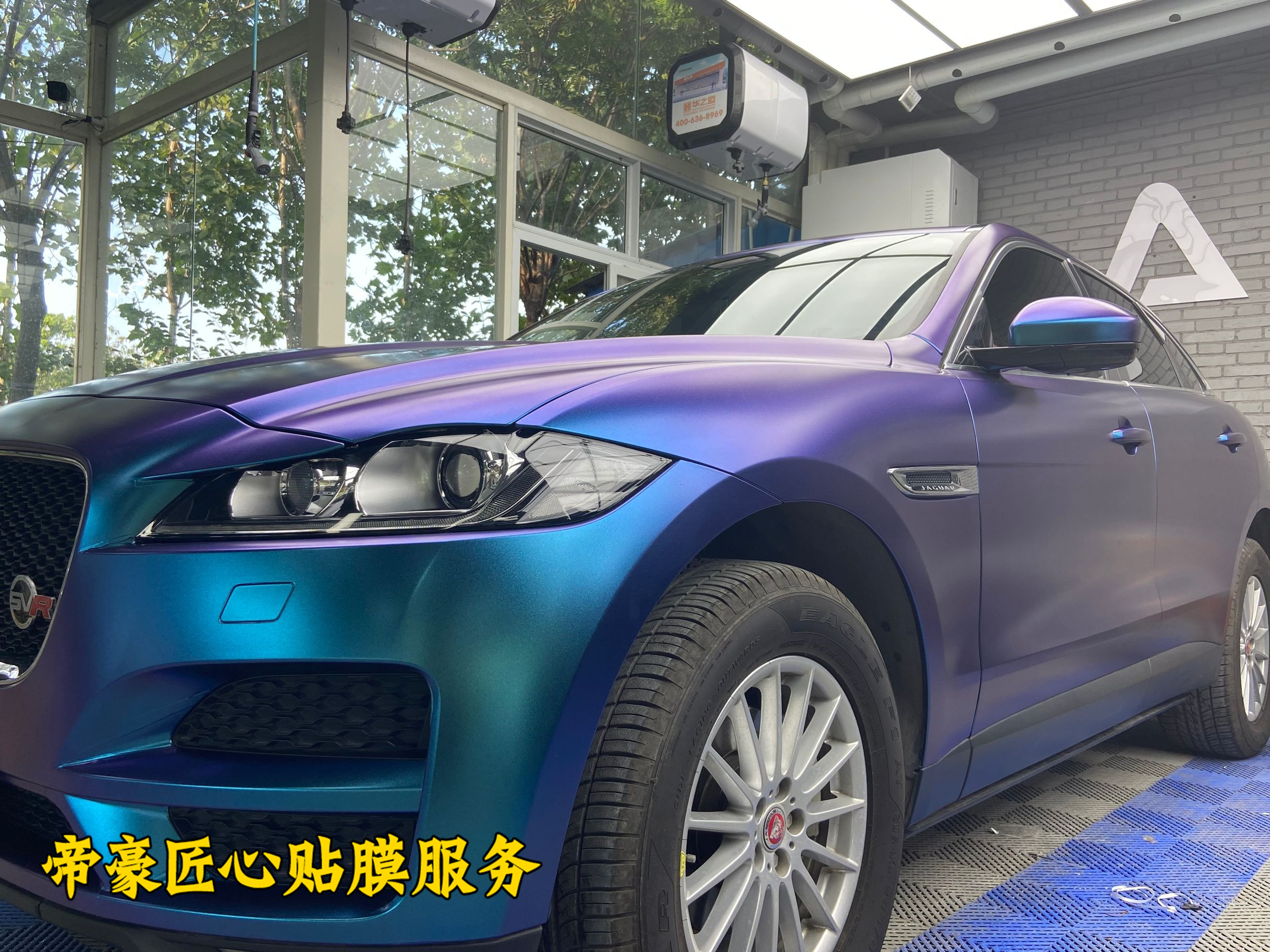 暗夜绿改色膜捷豹,捷豹xj改色膜十大排名颜色